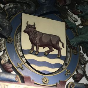 Close up of the Ox from the Coat of Arms