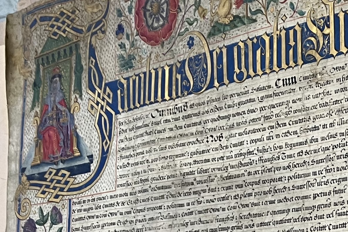 Oxford City Charter granted by James I, 1605.